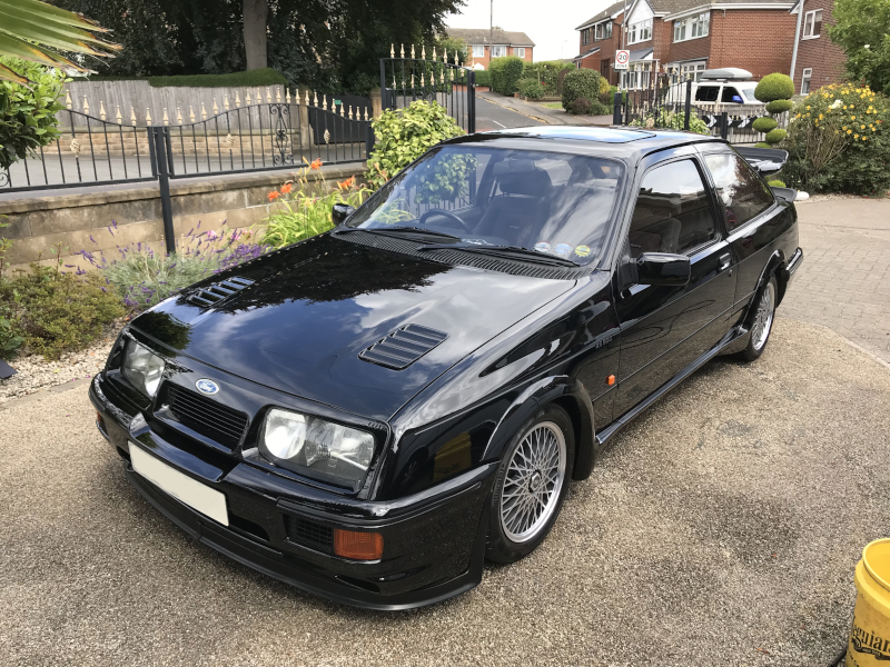 Ford Sierra RS500 mobile detailing results Wakefield
